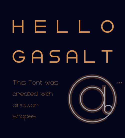 Gasalt free fonts