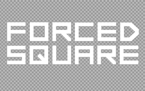 Forced Square free fonts