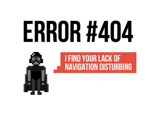 404 Page Designs – 32 Fresh Error Pages Examples - 20