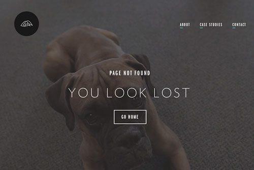 404 Page Designs – 32 Fresh Error Pages Examples - 21