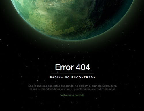 404 Page Designs – 32 Fresh Error Pages Examples - 26