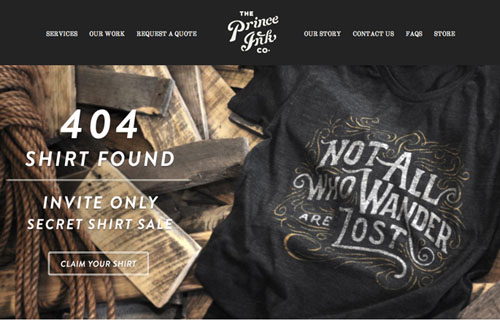 404 Page Designs – 32 Fresh Error Pages Examples - 27