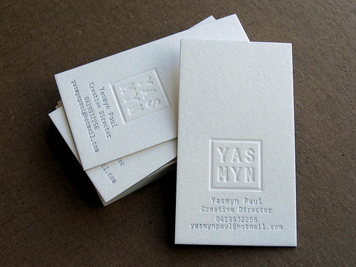 Letterpress Business Cards Design - 4