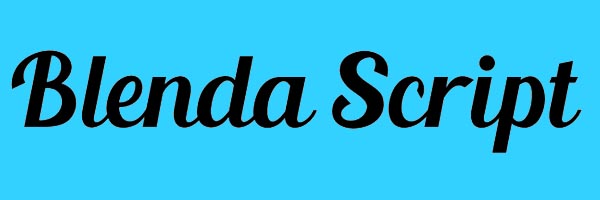 Blenda Script Font Free Download