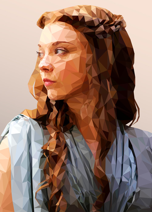 Low-Poly Portrait Illustrations for Inspiration - 6