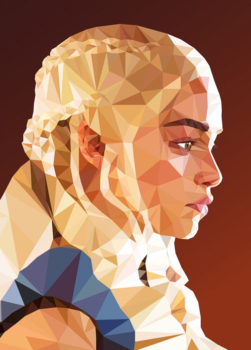 Low-Poly Portrait Illustrations for Inspiration - 9