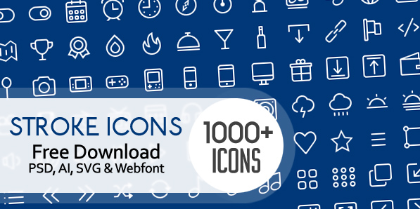 1000+ Free Outline Stroke Icons For Designers