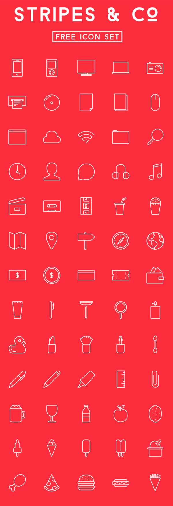Free icon Set (65 Icons)