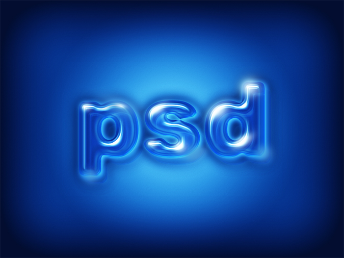 How Create Glossy Plastic Text Effect in Photoshop Tutorial