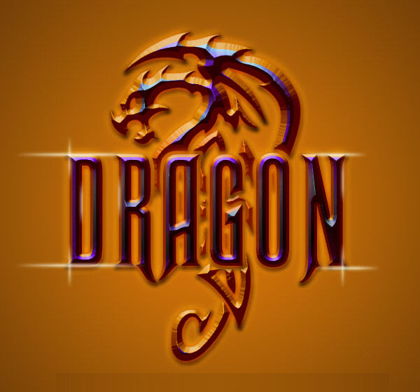 Dragon Metallic Logo Effect with Photoshop