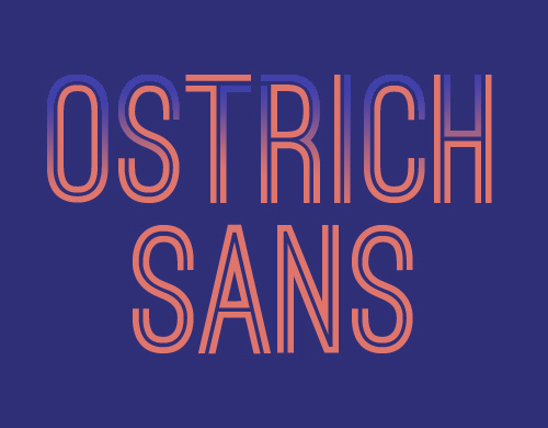 Ostrich Sans Free Font