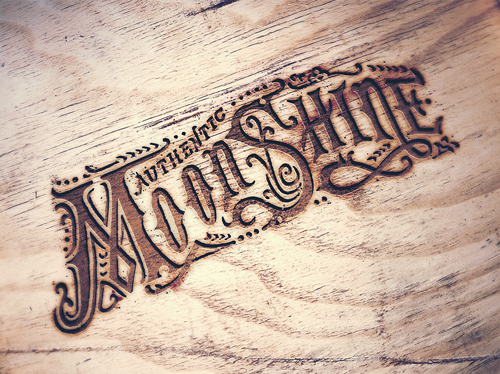 Engraved Wood Mock Up PSD files