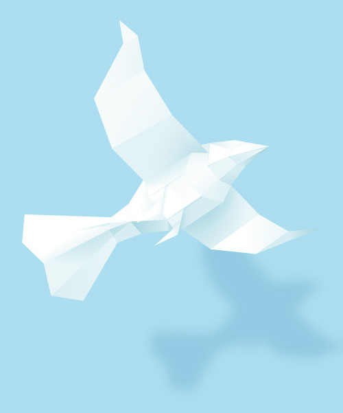 Create a 3D Paper Bird With Geometric Shapes in Adobe Illustrator