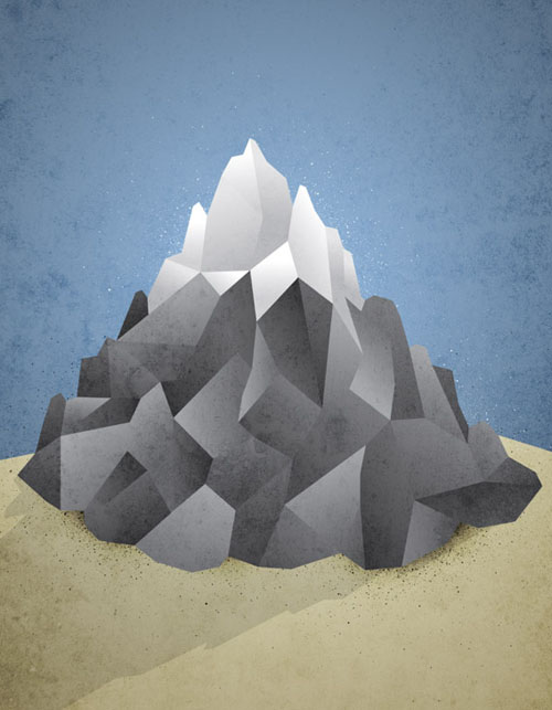 How To Create a Low Poly Art Mountain Illustration in Illustrator