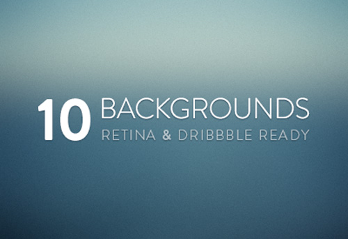 Free Blurred Backgrounds: Retina & Dribbble Ready (10 Items)