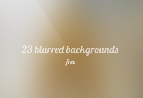 Blurred Backgrounds (23 Items)