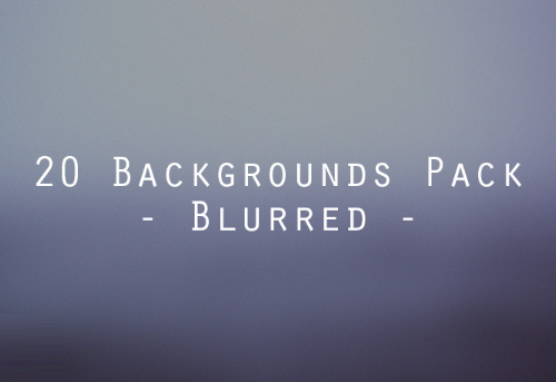 Blurred Backgrounds Pack (20 Items)