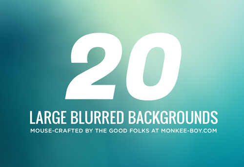 Large Blurred Backgrounds (20 Items)