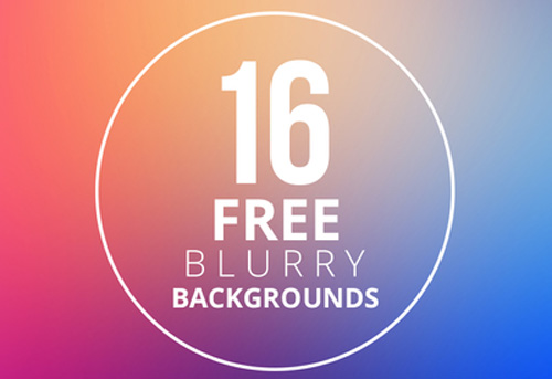 Free Blurry Backgrounds (16 Items)