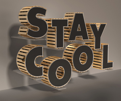 How to Create a Stylish Black and Gold 3D Text Effect in Photoshop