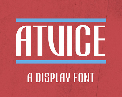 ATViCE free fonts