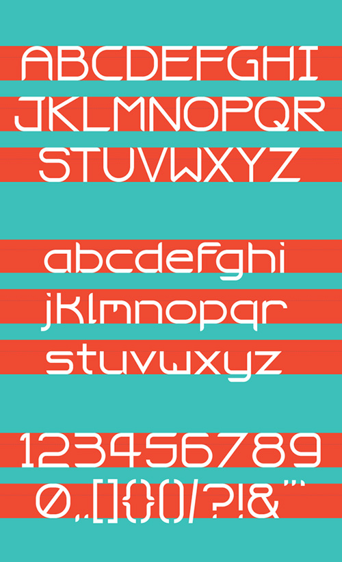 Dickerson Flat fonts glyphs