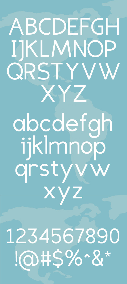 Eligible Sans fonts glyphs