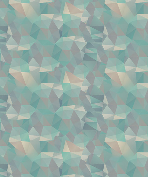 Abstract Low-Poly Pattern in Adobe Photoshop and Illustrator