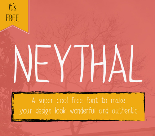 Neythal free fonts