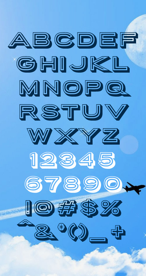 Porter Sans fonts glyphs