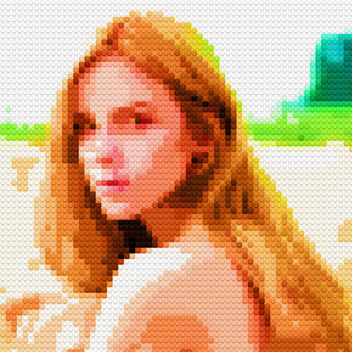 How to Make Lego Mosaic Portrait in Photoshop