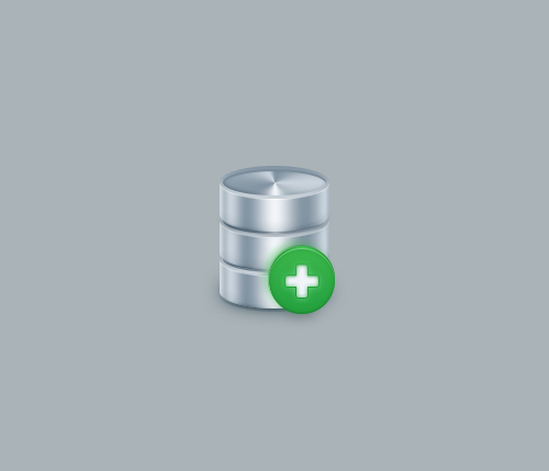 Create a Simple Database Icon in Adobe Photoshop
