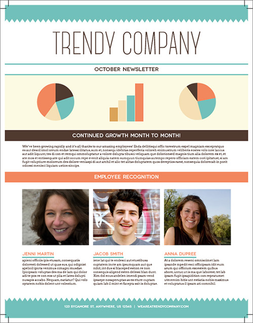 Create a Trendy One Page, Print Ready Newsletter in Adobe InDesign