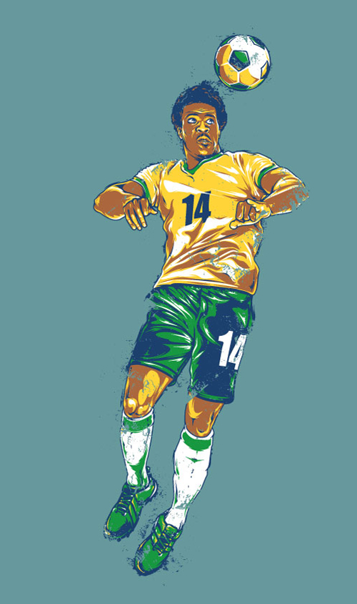 Create a Retro Footballer in Adobe Illustrator for the World Cup
