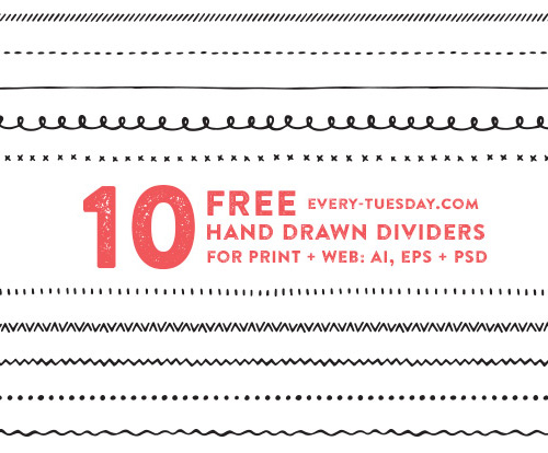 Hand Drawn Vector Dividers
