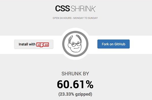 CSS Shrink