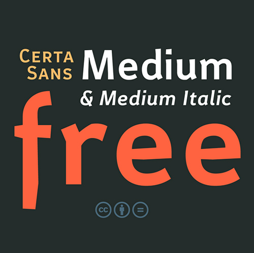 Certa Sans free fonts for designers