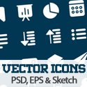 Post thumbnail of 400+ Free Vector Icons for Designers