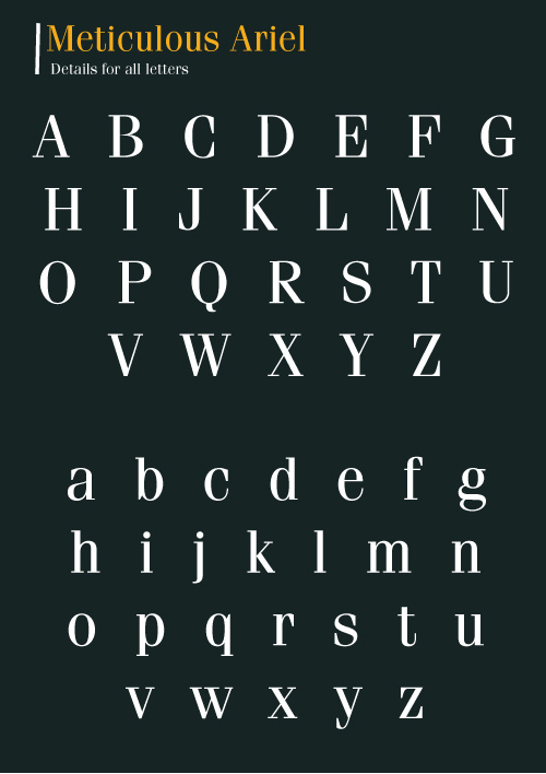 Meticulous Free Font