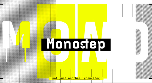 Monostep free fonts for designers