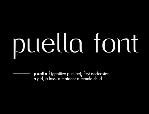 Puella free fonts for designers