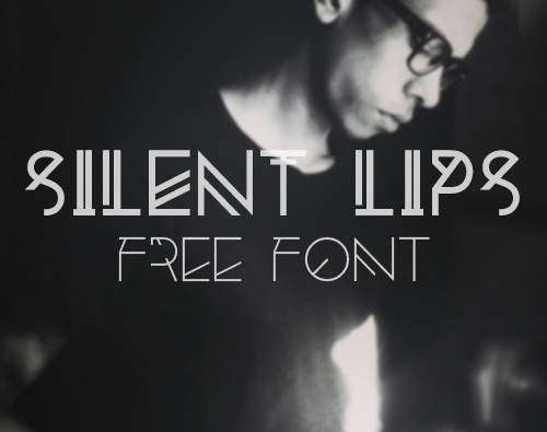 Silent Lips free fonts for designers