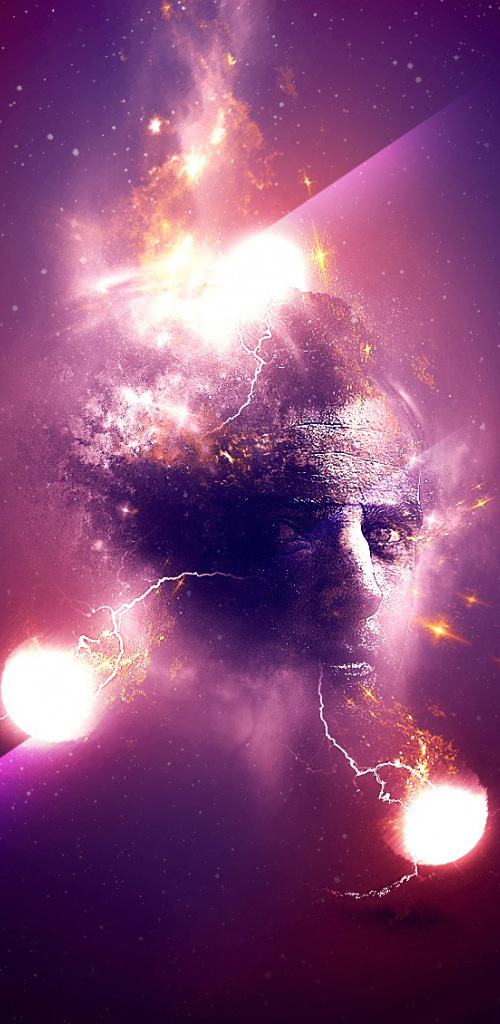 Create Facial Photo Manipulation Surrounded by Electrified Orbs in Photoshop
