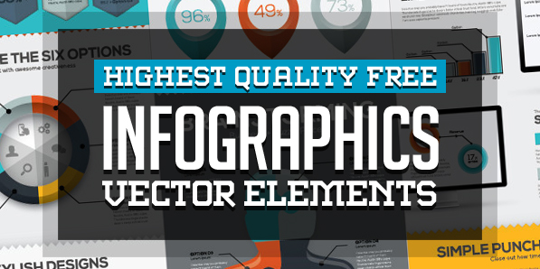 Free Infographics Vector Elements and Vector Graphics for Visual Designs