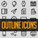Post thumbnail of 730+ Free Outline Icons Set for Designers