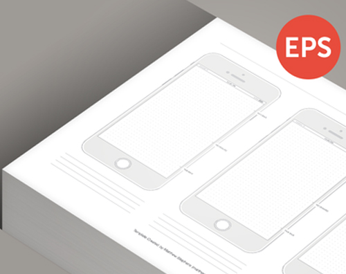 Free Printable iPhone 6 Template