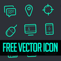 Post Thumbnail of Vector Icon Set - 100+ Icons Free Download