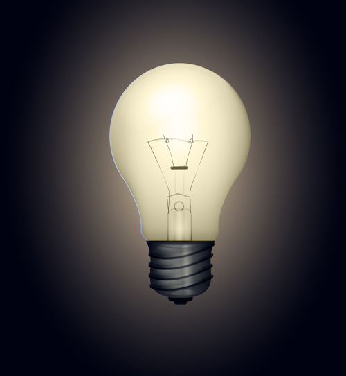 Bright Light Bulb Vector: Lights On in Under an Hour