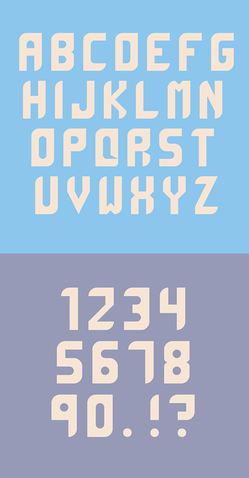 Maddac Font Letters
