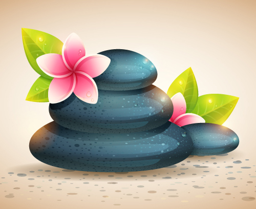 Create Detailed Spa Stones and Flowers in Adobe Illustrator